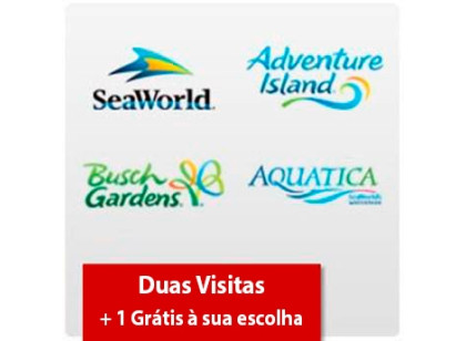 SeaWorld Two Park Ticket 
